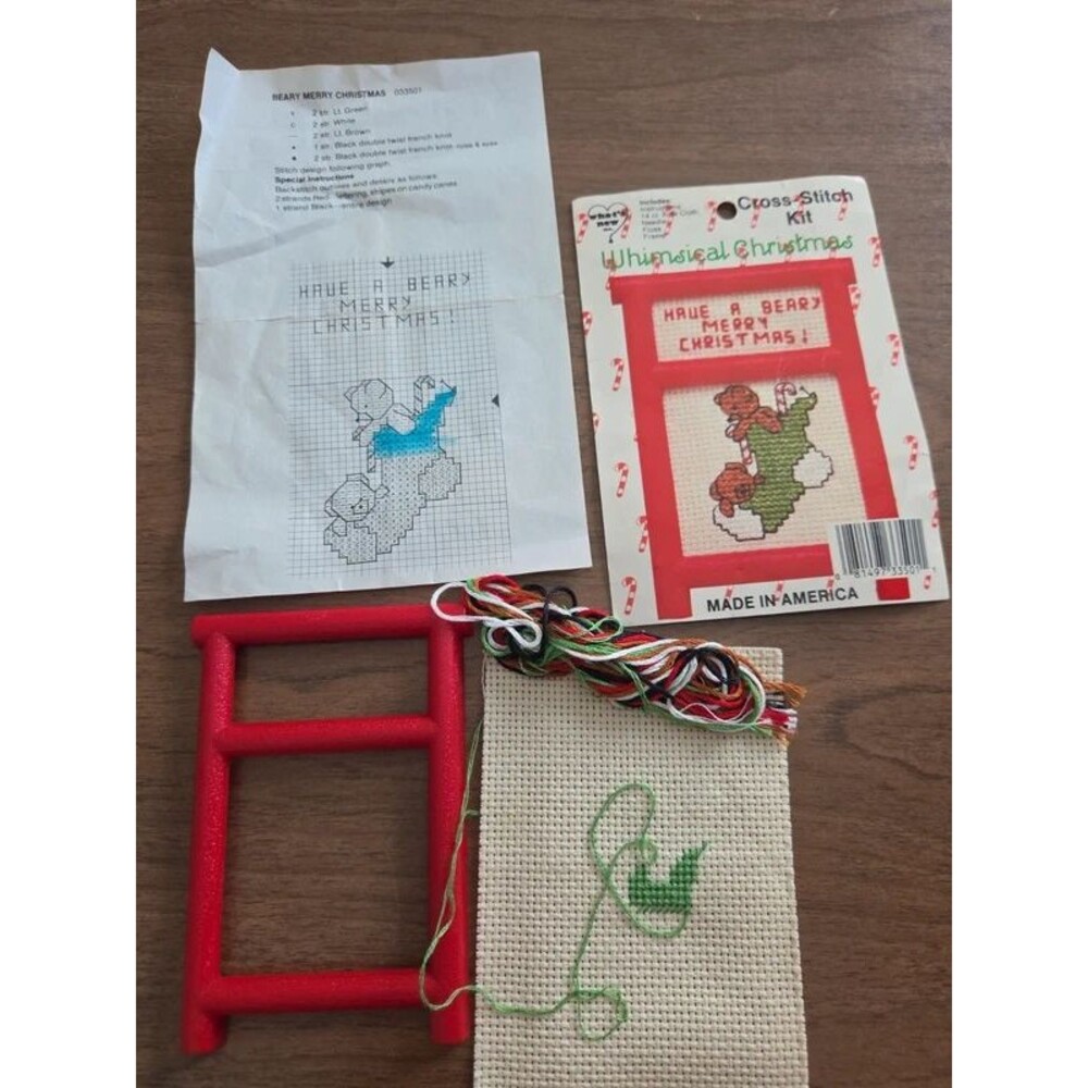 Christmas cross stitch kit